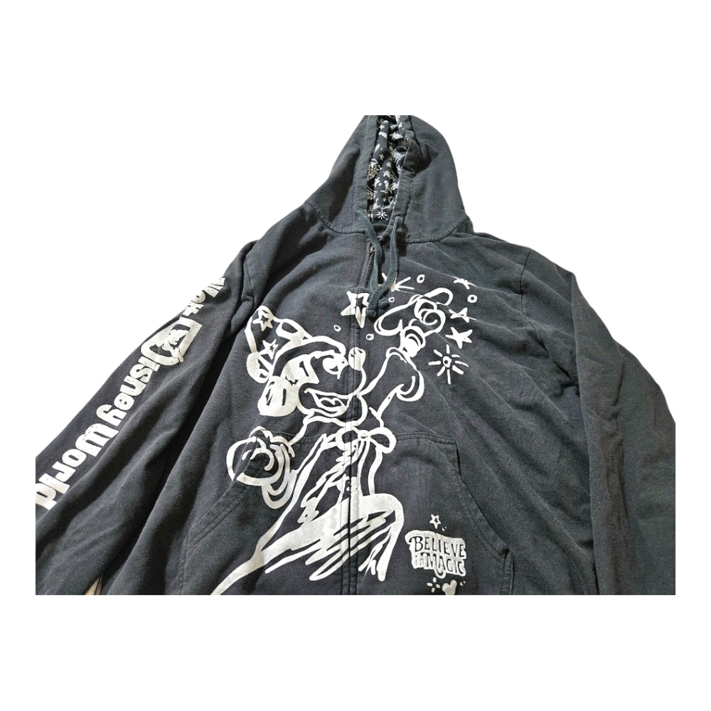 Disney Parks Mickey Believe in Magic black hoodie size 1x - Picture 4 of 5